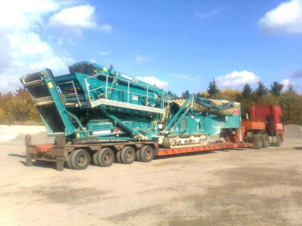 Stone crusher transportation