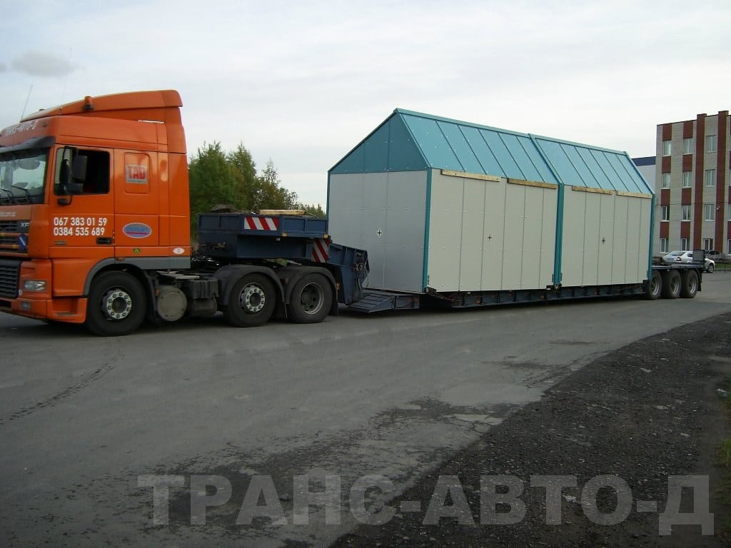 Oversized transportation St. Petersburg-Dnepropetrovsk