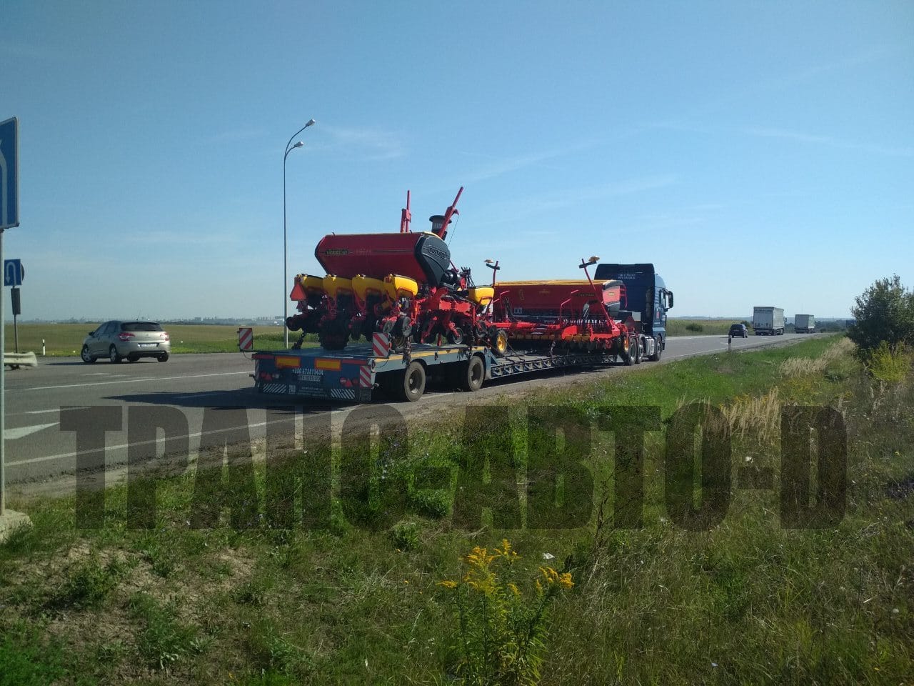 Перевозка СХ техники в Киевской области