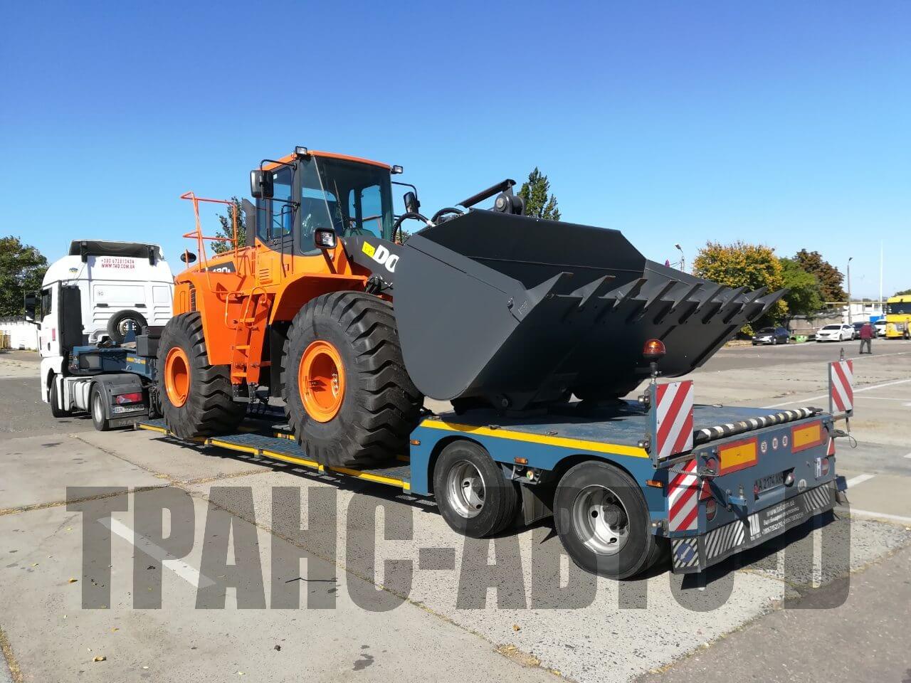Перевозка бульдозера Doosan
