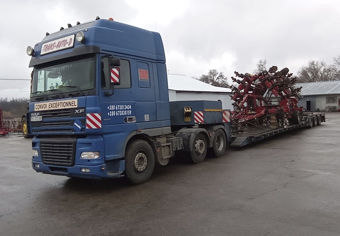 Перевозка сельхоз оборудования