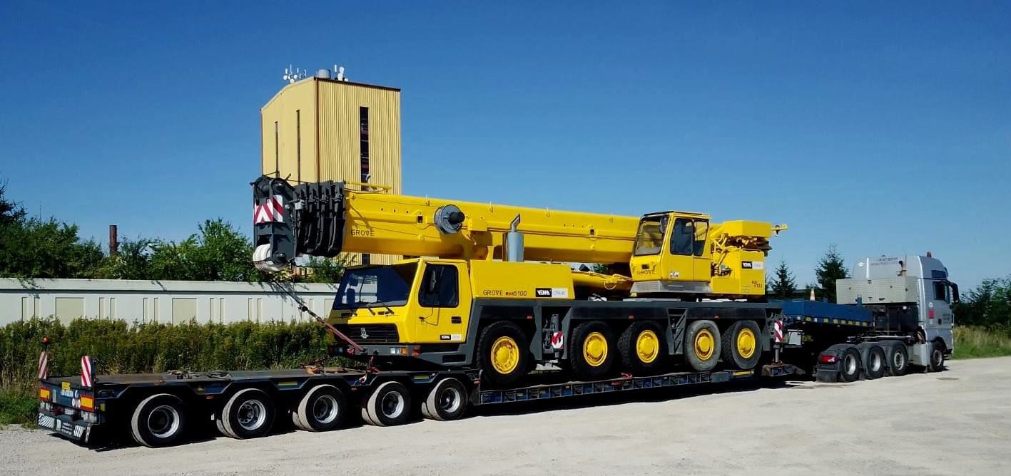 перевозки автокрана крупногабаритного