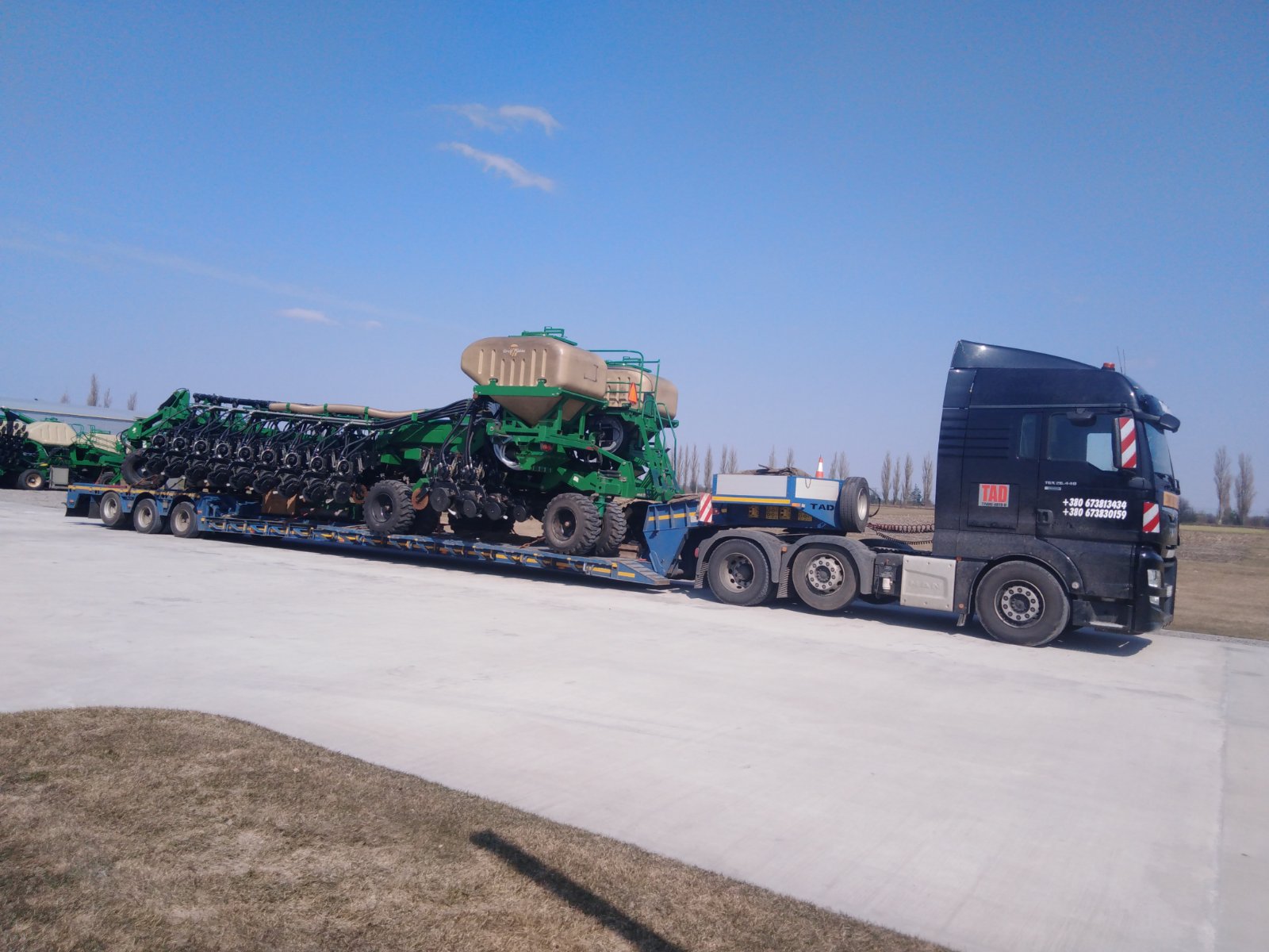 Перевезення нависногї сіялки