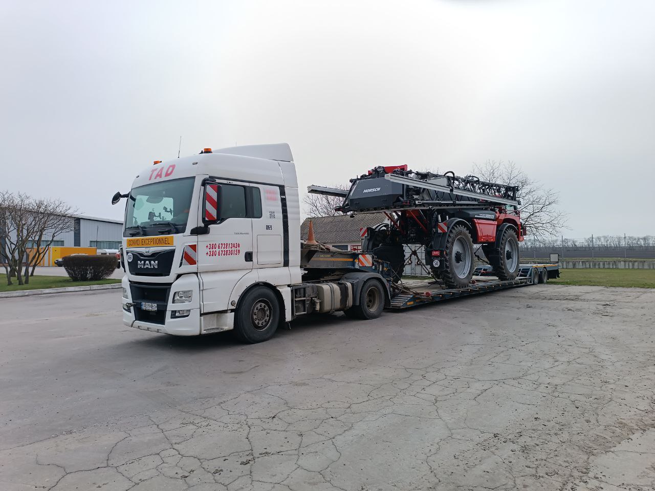 Перевозка опрыскивателя Horsh