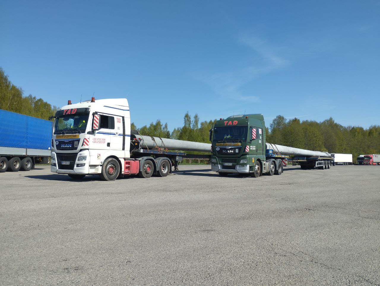 Transportation of long cargo