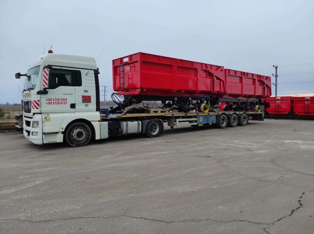 перевезення С/Г напівпричепів