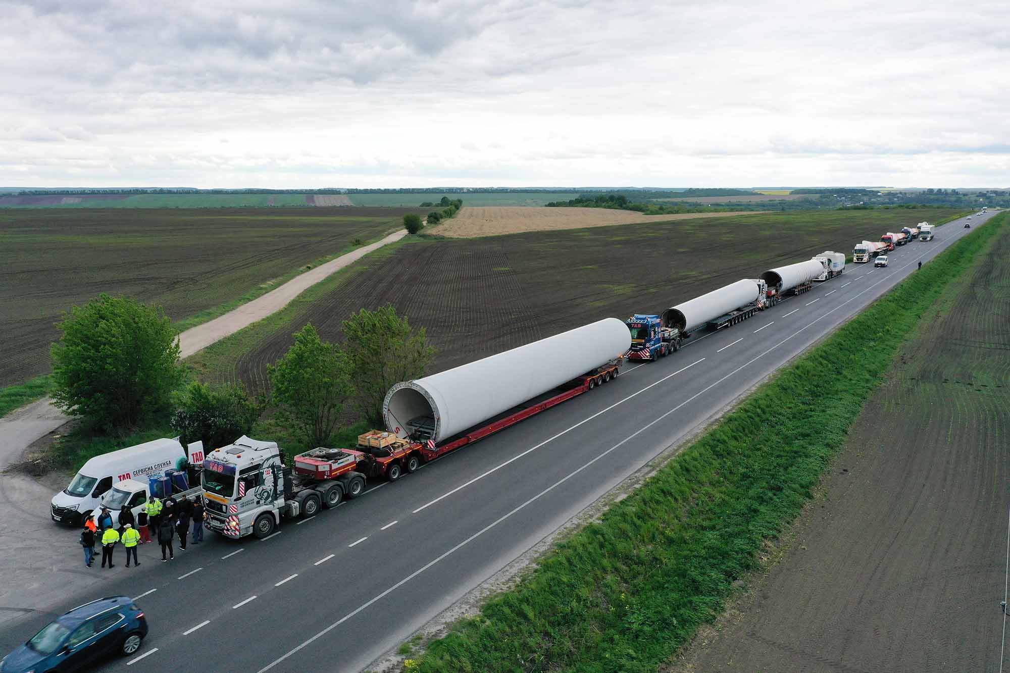 Перевозка ветрогенераторов - 8