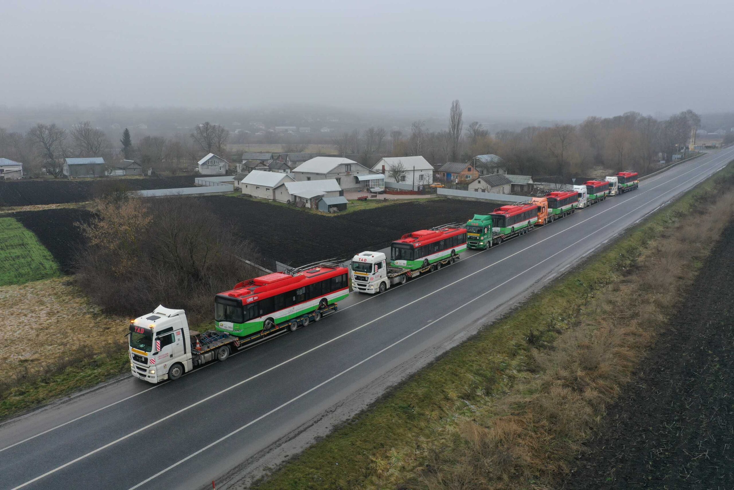 Перевозка троллейбусов