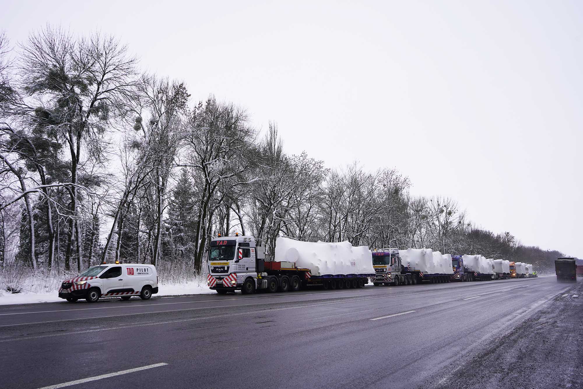 Transportation of industrial gas equipment - 1