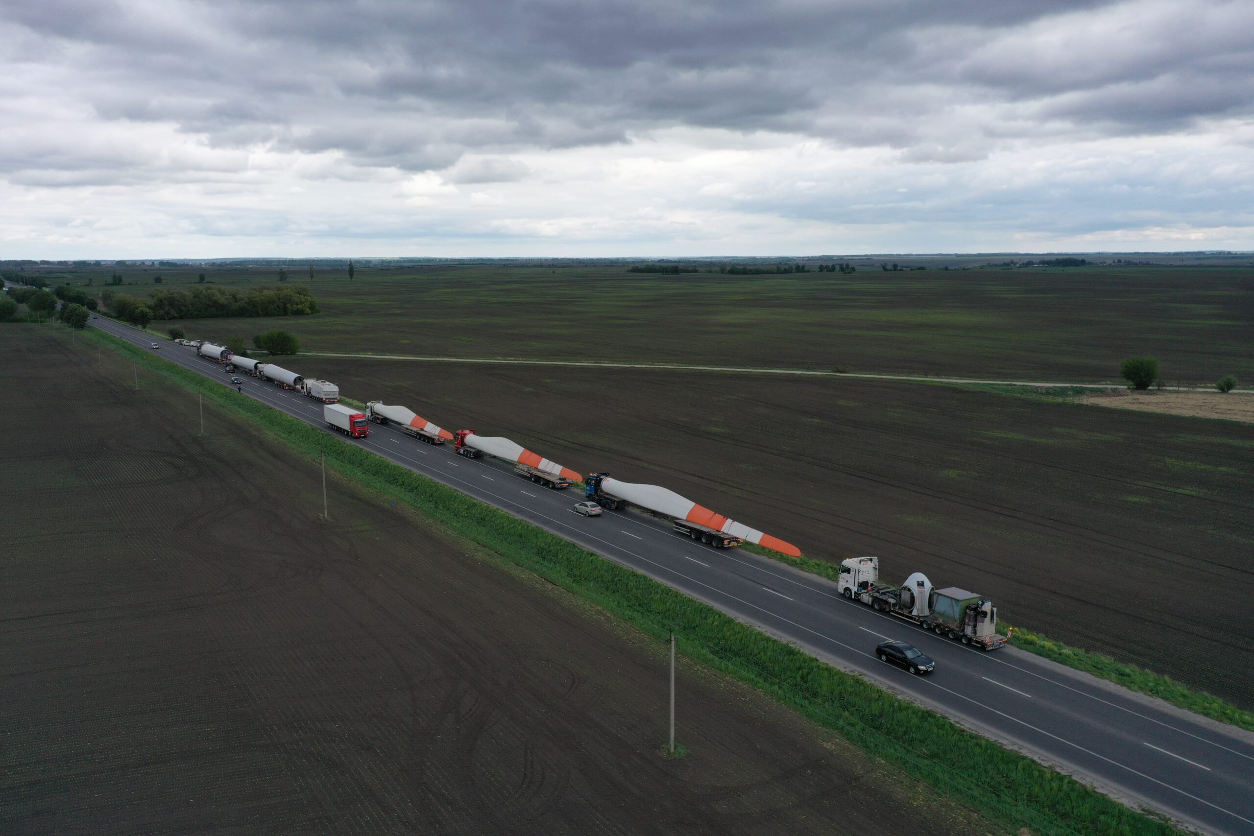 Перевозка ветрогенераторов - 14