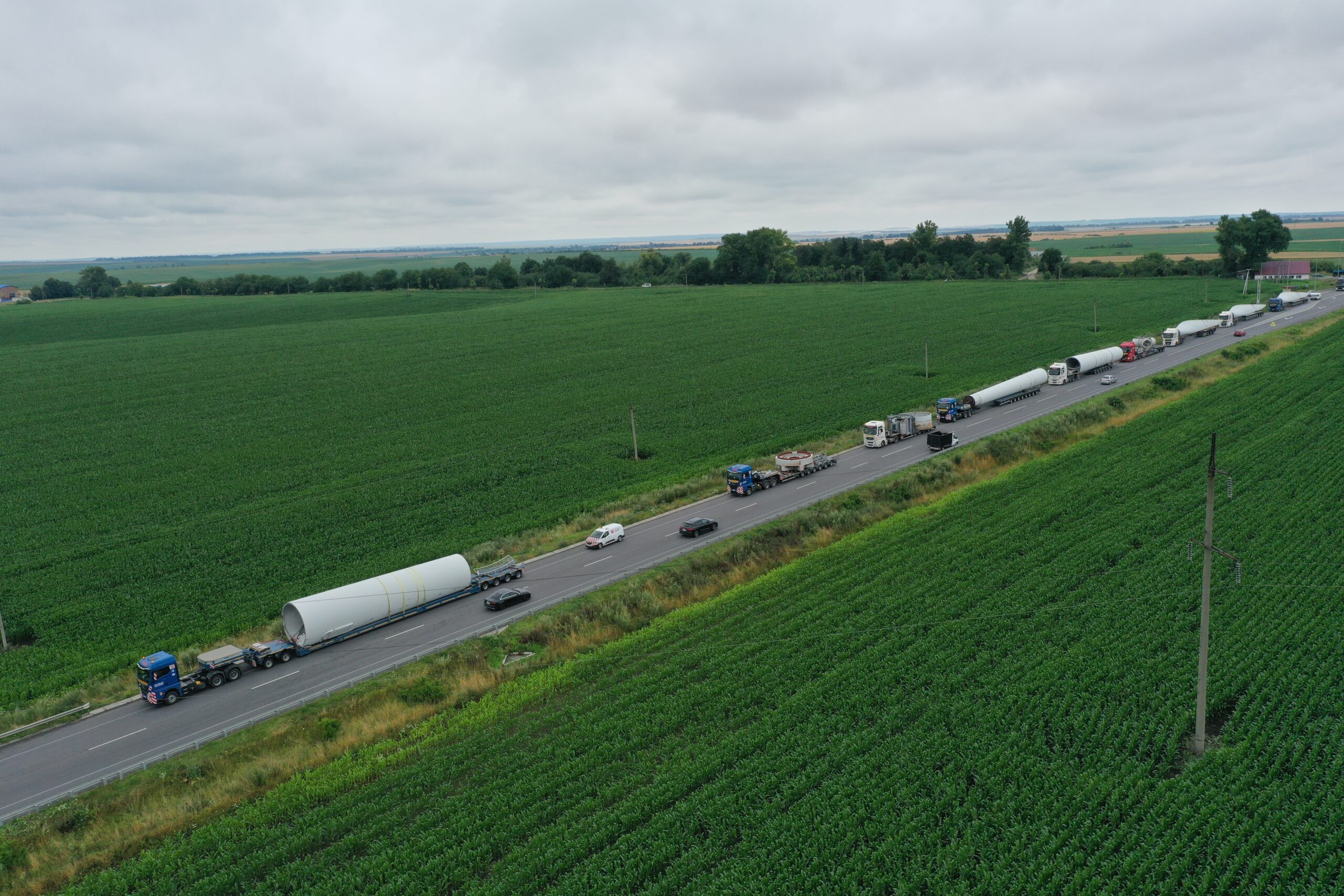 Перевозка ветрогенераторов - 12
