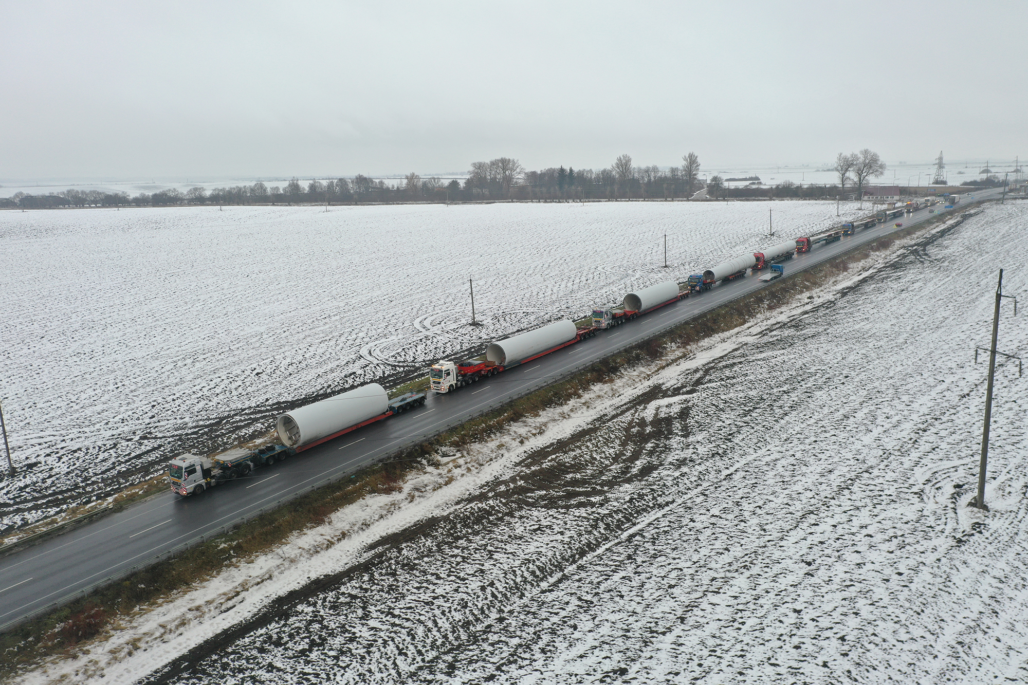 Перевозка ветрогенераторов - 10