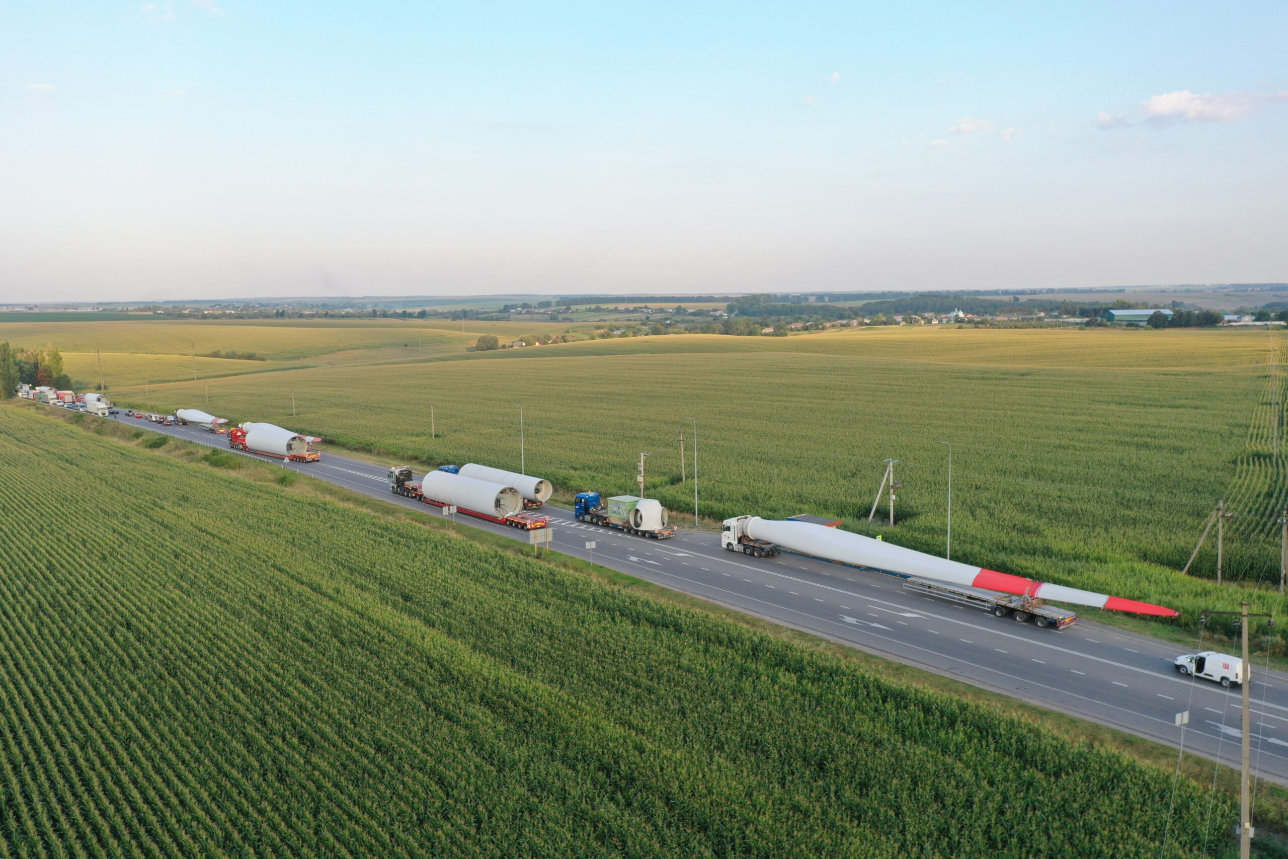 Перевозка ветрогенераторов - 9