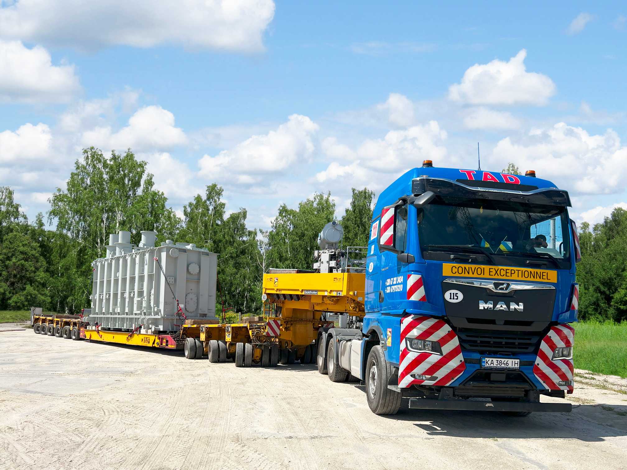 Перевозка трансформаторов