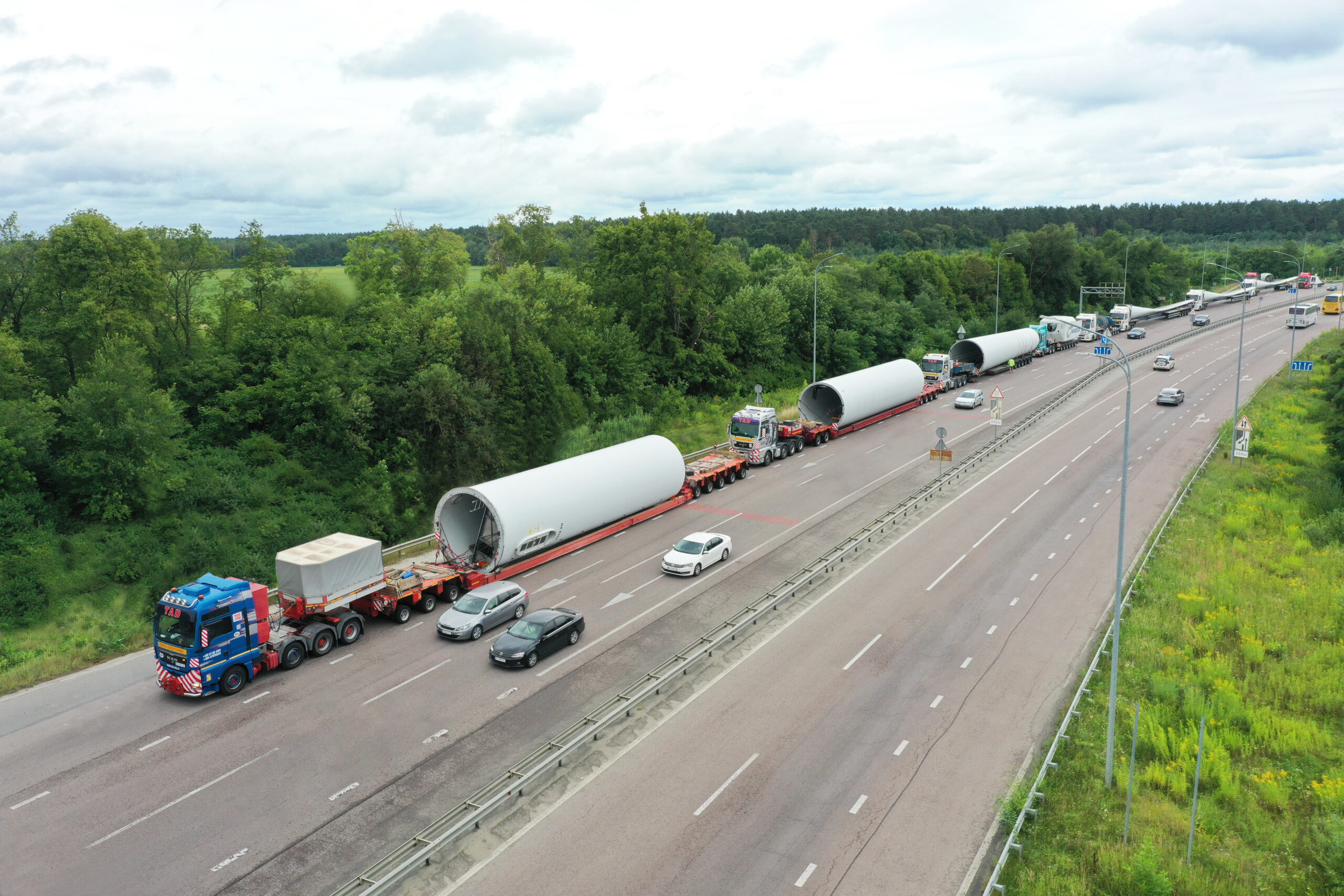 Перевозка ветрогенератора