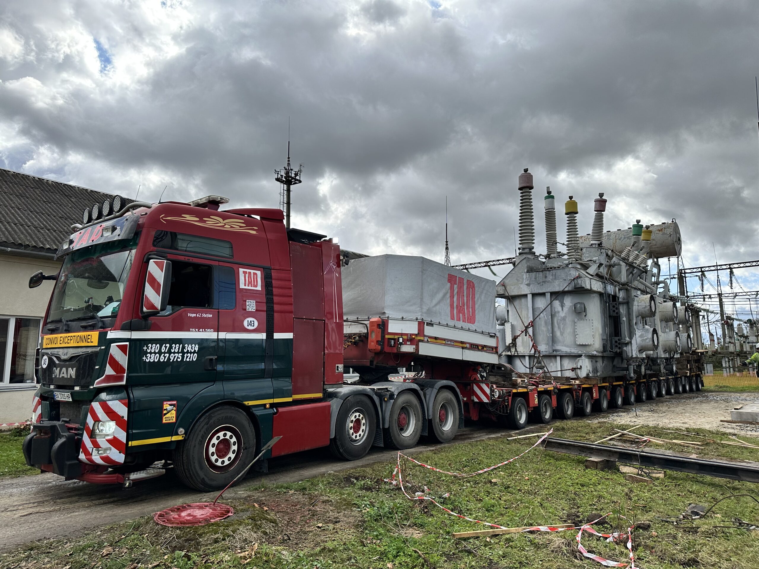 Перевозка трансформаторов