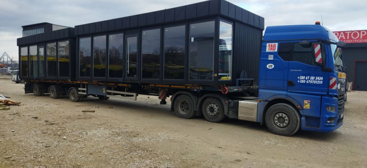 International transportation of modular houses - 2